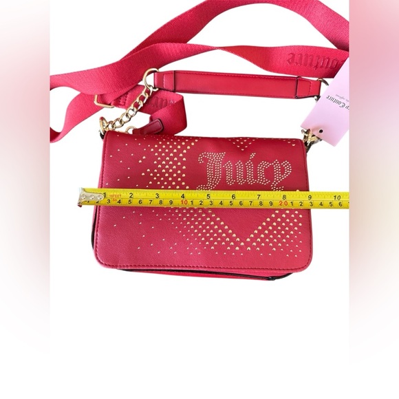 Juicy Couture Red Crossbody Bag with Rhinestone Accents - Picture 3 of 4